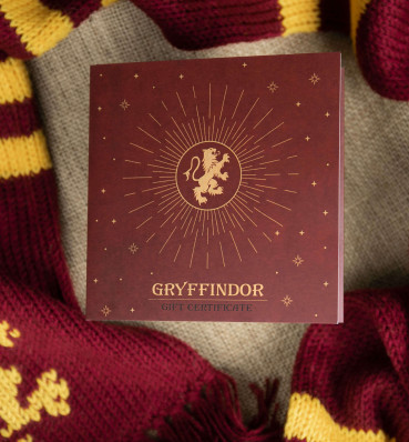 Подарочный сертификат по факультету Гриффиндор ⚡️ Гарри Поттер ⚡️ Harry Potter