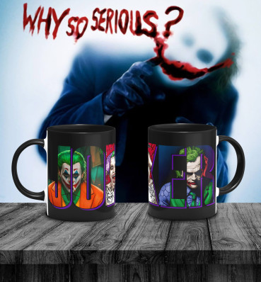 Чашка Джокери ⦁ Joker ⦁ Горнятко з героєм всесвіту DC ⦁ Сувеніри ⦁ Подарунки ДС