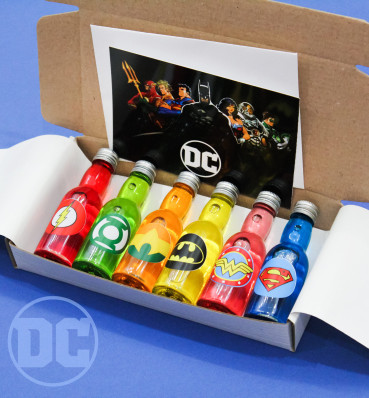 Сиропи в стилі супергероїв DC ⦁ mini box ⦁ Подарунок фанату ДС