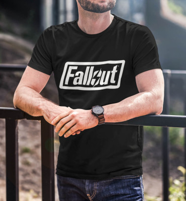 Футболка №6 • Логотип • Фаллаут • Мерч • Одяг для геймерів Fallout
