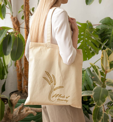 Шоппер «Bravery» • Патріотична дизайнерська еко-сумка • Подарунок дівчині на 8 березня