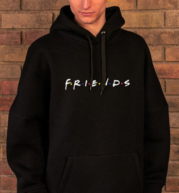 Худі • Friends • Одяг з принтом за серіалом Друзі • Подарунок для фаната Friends