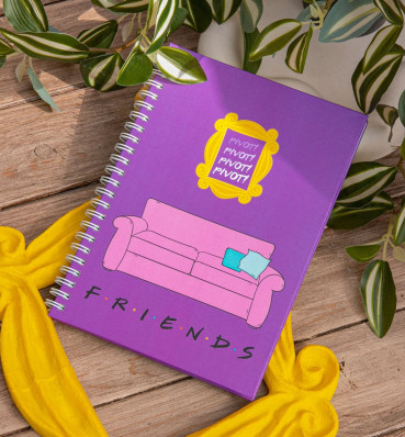 Блокнот Pivot Pivot • Скетчбук Друзі • Сувеніри • Подарунок для фаната серіалу Friends