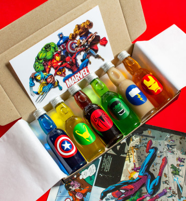 Сиропи в стилі супергероїв Marvel ⦁ mini box ⦁ Месники ⦁ Avengers ⦁ Подарунок фанату Марвел