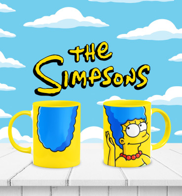 Чашка с Мардж • Кружка Симпсоны • Подарок фанату мультсериала • The Simpsons