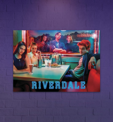 Постер • Рівердейл • Плакат з героями • Сувеніри • Подарунки в стилі серіалу Riverdale