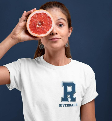 Футболка №3 • R • Рівердейл • Мерч • Одяг в стилі серіалу Riverdale