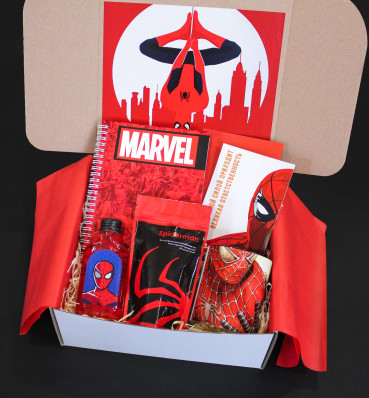 Бокс Людина Павук • classic ⦁ Spider Man ⦁ Набір Marvel ⦁ Подарунок фанату Марвел