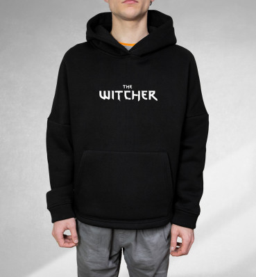 Худі • Логотип гри Witcher • Мерч з принтом по Відьмаку • Одяг для геймерів