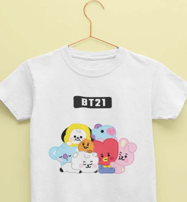 Футболка №11 • BT21 • БТС ⦁ Мерч ⦁ Одежда для фанатов K-POP и корейской группы BTS