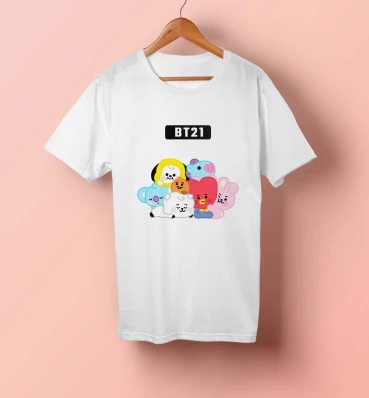 Футболка №11 • BT21 • БТС ⦁ Мерч ⦁ Одяг для фанатів K-POP та корейської групи BTS