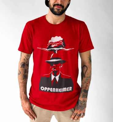 Футболка №4 • Oppenheimer ⦁ Мерч Оппенгеймер ⦁ Одежда в стиле фильма с Киллианом Мёрфи