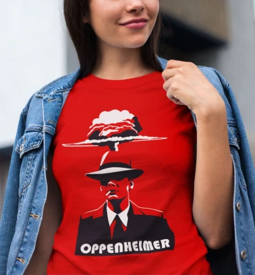 Футболка №4 • Oppenheimer ⦁ Мерч Оппенгеймер ⦁ Одяг в стилі фільму з Кілліаном Мерфі