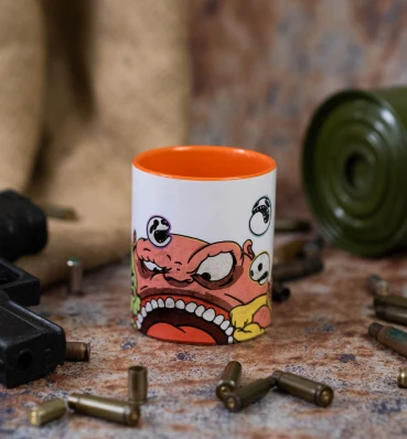 Керамічна чашка з Монстром ⦁ Атрибутика та сувеніри Counter-Strike • Подарунки у стилі Контр-Страйк