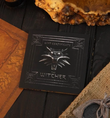 Подарунковий сертифікат за тематикою The Witcher ║ Подарунки фанату Відьмака
