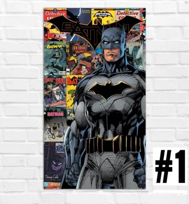 Постер №1 Бетмен • Подарунок у стилі супергероя Batman • DC