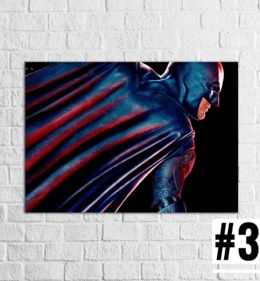 Постер №3 Бэтмен ⦁ Плакат в стиле вселенной DC ⦁ Сувениры Batman ⦁ Подарки ДС
