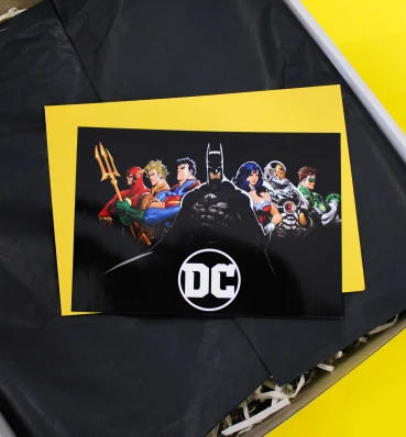 Открытка Бэтмен ⦁ Сувениры по вселенной DC ⦁ Подарок фанату комиксов и супергероев