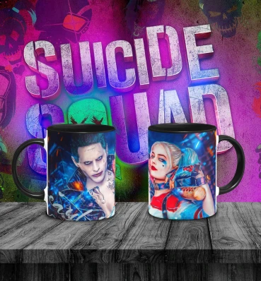 Чашка Джокер и Харли Квинн ⦁ Joker and Harley ⦁ Кружка с героями вселенной DC ⦁ Подарки ДС