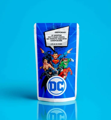 Цукерки в стилі DC ⦁ Солодкі сувеніри для фаната коміксів та супергероїв ⦁ Подарунки шанувальнику ДС
