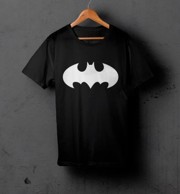 Футболка №1 • Логотип Бэтмена • Batman • Мерч • Одежда с супергероями в стиле DC