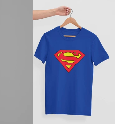 Футболка №14 • Логотип Супермена • Superman • Мерч • Одежда с супергероями в стиле DC