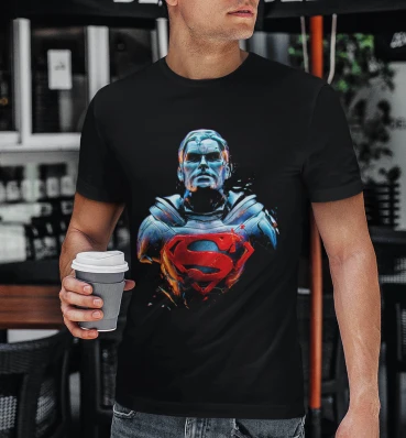 SALE Футболка №17 • Людина зі сталі • Superman • Мерч • Одяг з супергероями в стилі DC