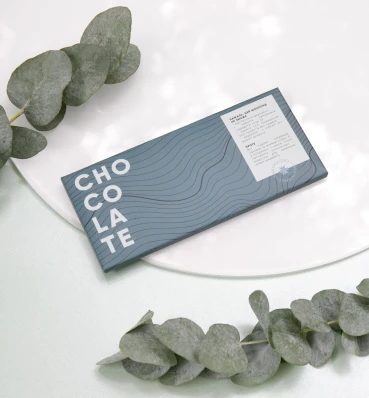 Черный шоколад с солёной карамелью • Подарок для дизайнера, художника, иллюстратора • Премиум-шоколад  для креативных сладкоежек