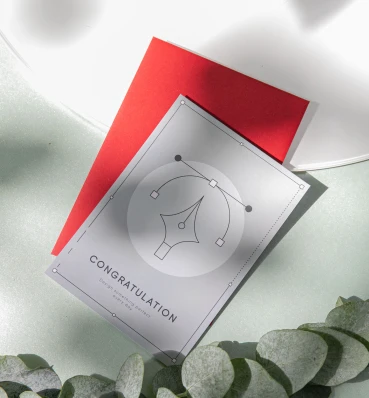 Открытка для дизайнера «Congratulation» • Подарок для дизайнера, художника, иллюстратора