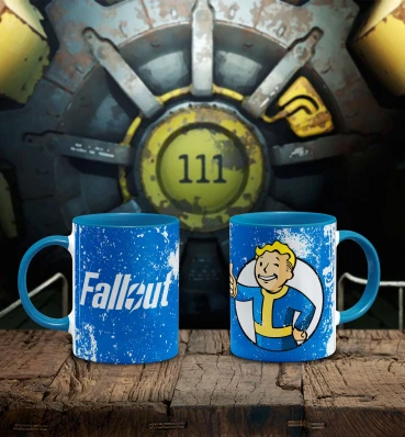 Чашка • Vault Boy • Фаллаут • Кружка Fallout • Подарок для геймера