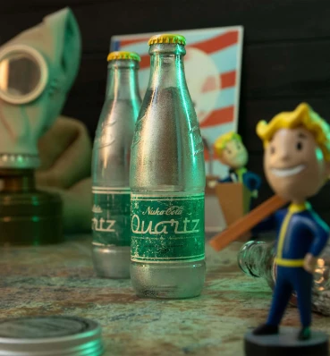 Пляшка Quartz • Кварцова ядер-кола для фанату Фолаут • Напої з гри Fallout • Сувеніри на подарунок геймеру