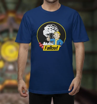 Футболка №11 • Мир Фоллаута • Одежда для фанатов игры Фоллаут • Мерч для геймеров Fallout