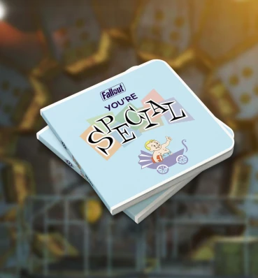 Книга в стиле Фоллаут • You're SPECIAL • Детская книжка по игре Fallout • Подарок для геймера
