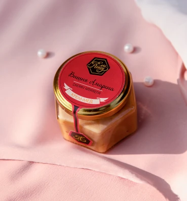 Крем-мёд «Вишня Амарена» • Сладкие сувениры и атрибутика • Универсальный подарок