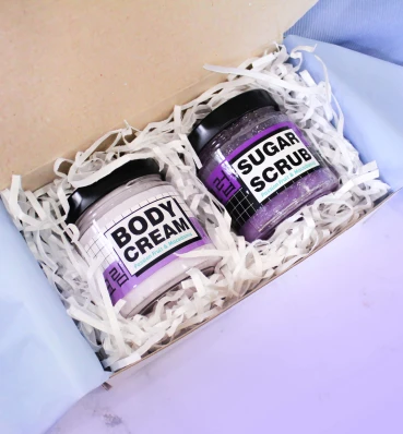 Spa box «Purple weekend» ⦁ mini ⦁ Подарочный набор уходовой косметики для девушки
