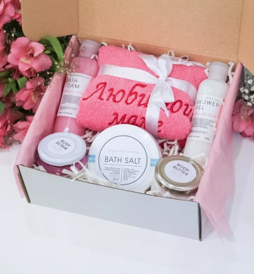Spa box для мамы ⦁ Premium ⦁ Подарочный набор уходовой косметики для мамы