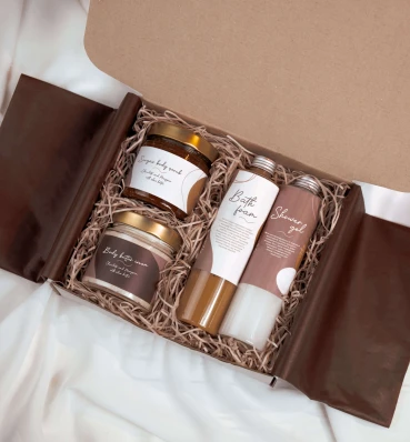 Spa box «Chocolate&Tiramisu» ⦁ Classic ⦁ Подарочный набор уходовой косметики для девушки