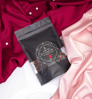 Чорний листовий чай «My universe» ⦁ Сувеніри та солодощі ⦁ Романтичний подарунок для жінки чи чоловіка