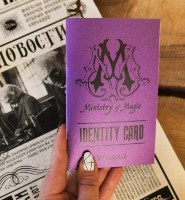 Удостоверение личности Министерства Магии ⚡️ Гарри Поттер