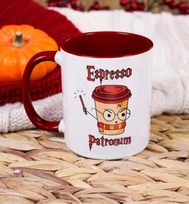 Чашка Espresso Patronum ⚡️ Кружка Гарри Поттер ⚡️ Сувениры ⚡️ Подарки Harry Potter