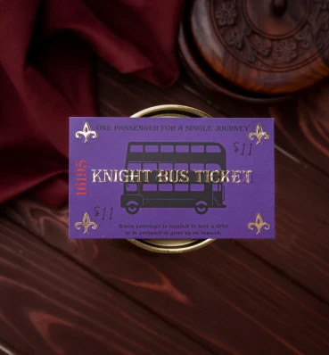 Билет на автобус «Ночной рыцарь» ⚡️ Подарки Гарри Поттер ⚡️ Harry Potter