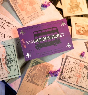 Билет на автобус «Ночной рыцарь» ⚡️ Гарри Поттер Ravenclaw