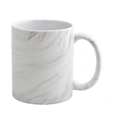 Чашка керамическая с паттерном под мрамор AURORA