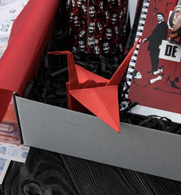 Журавлик оригами • Бумажный дом • Подарок фанату сериала La Casa de Papel