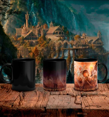 Магічна чашка з персонажами ⦁ Кружка Володар Перснів • The Lord of the Rings