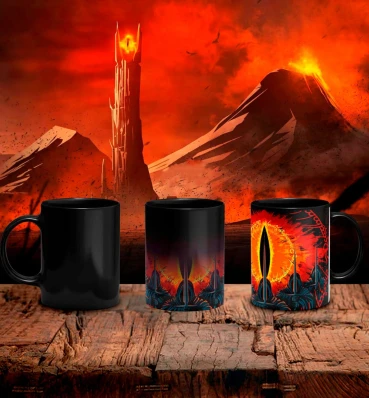 Магическая чашка с оком Саурона ⦁ Кружка Властелин Колец • The Lord of the Rings