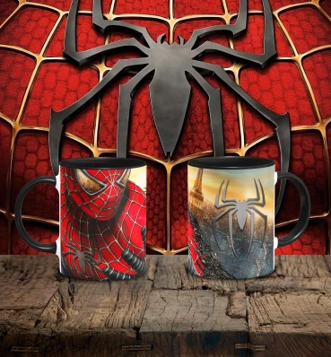 Чашка Человек Паук ⦁ Кружка Spider Man ⦁ Подарок фанату Марвел ⦁ Marvel