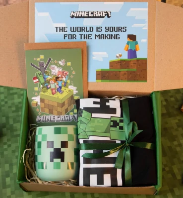 Бокс Minecraft • Medium • Подарунковий набір за грою Майнкрафт