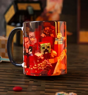 Чашка ⦁ Пиксель ⦁ Кружка Minecraft ⦁ Подарок геймеру по игре Майнкрафт