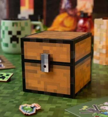 Скриня Minecraft ⦁ Шкатулка у стилі гри Майнкрафт ⦁ Подарунок геймеру